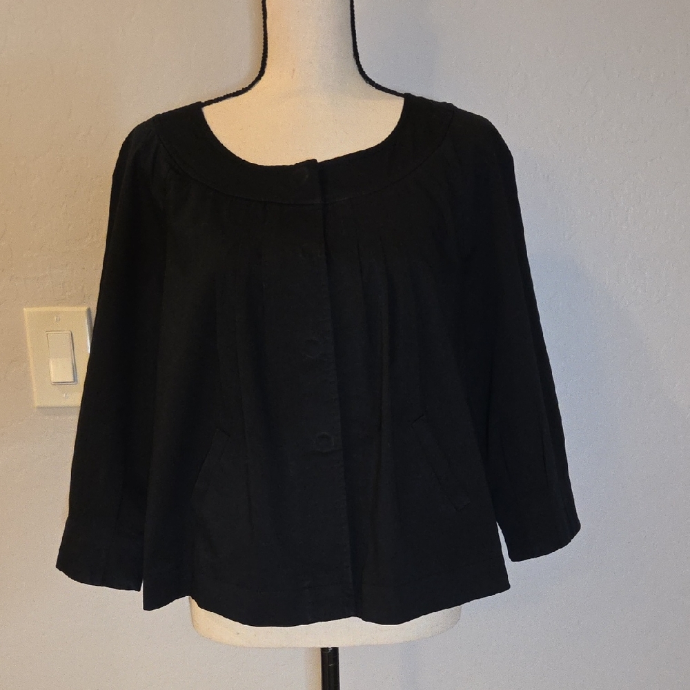 Apostrophe Black Women's Lightweight Jacket Size 8 Y2K One Owner Ideal For Party